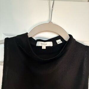 Vince Classic Black Knit Top